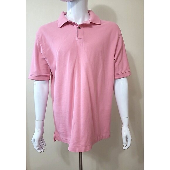 Jos. A. Bank Other - Jos A Bank Travelers Collection Mens Polo Shirt Size Large 100% Cotton Pink